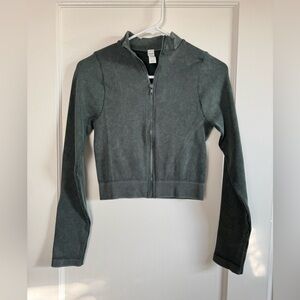 FN Sport Ribbed Zip-Up Athletic Jacket